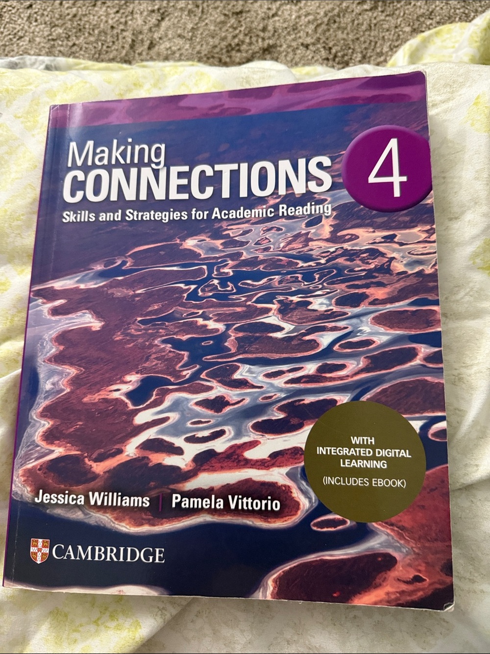 Making Connections 4 - Academic Reading Textbook in Purple/Pink/Blue